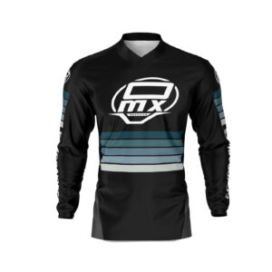 Maillot motocross CHARGE Noir Bleu