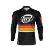 Maillot motocross CHARGE Noir Orange