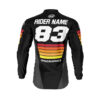 Maillot motocross CHARGE Noir Orange 2