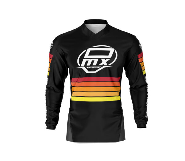 Maillot motocross CHARGE Noir Orange