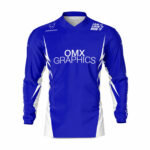 Maillot motocross CORSA Bleu