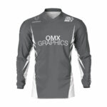 Maillot motocross CORSA Gris