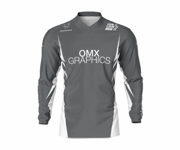 Maillot motocross CORSA Gris