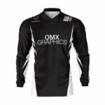 Maillot motocross CORSA Noir