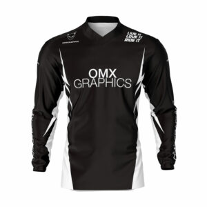 Maillot motocross CORSA Noir