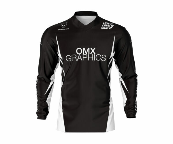 Maillot motocross CORSA Noir