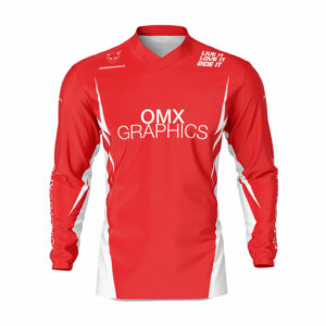 Maillot motocross CORSA Rouge