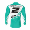 Maillot motocross CORSA Teal 2