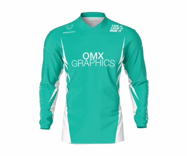 Maillot motocross CORSA Teal