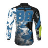 Maillot motocross Camo Bleu 2