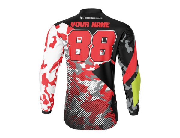 Maillot motocross Camo Rouge 2