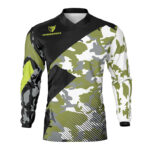 Maillot motocross Camo Vert