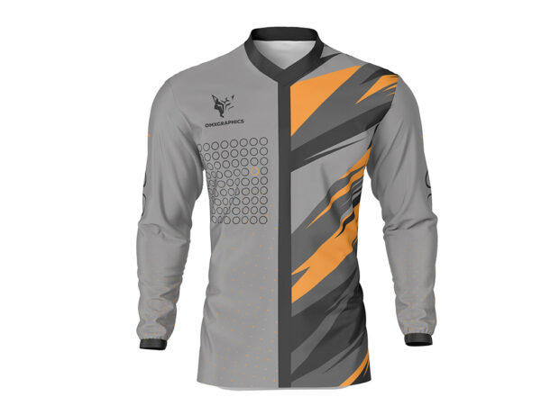 Maillot motocross Chase Gris