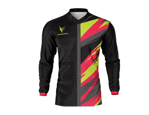 Maillot motocross Chase Noir
