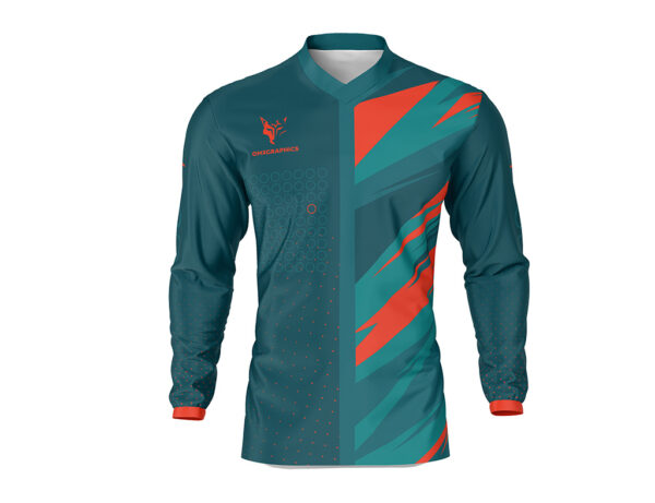 Maillot motocross Chase Teal
