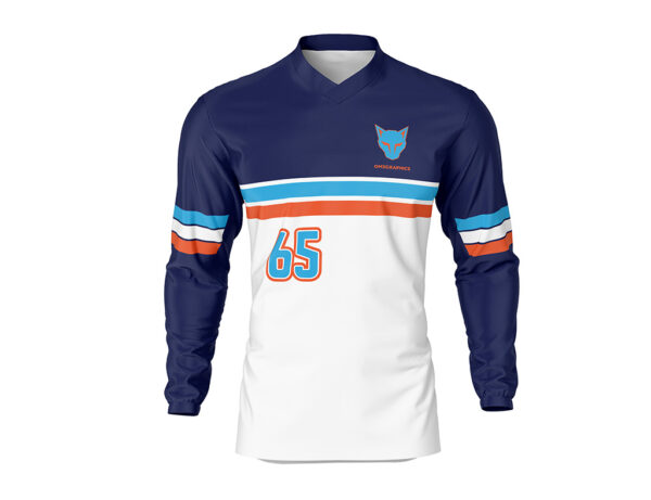 Maillot motocross Era Navy Bleu