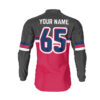 Maillot motocross Era Rose Gris 2