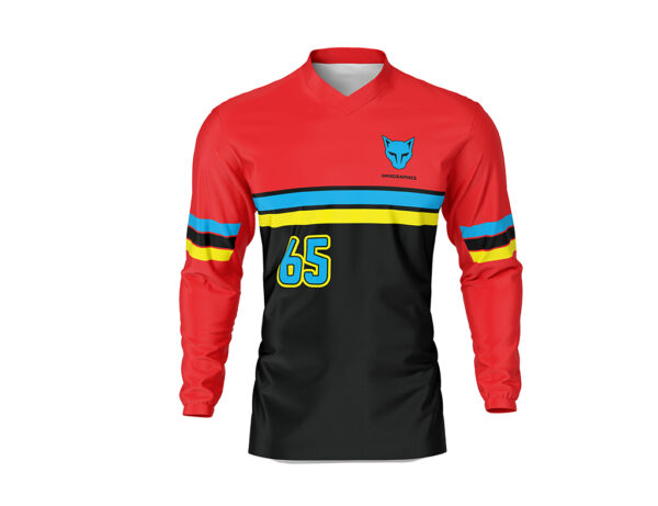 Maillot motocross Era Rouge Noir