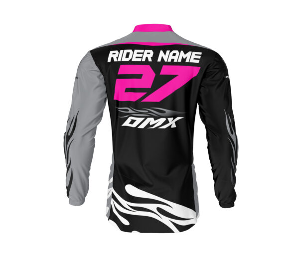 Maillot motocross FURY Gris Rose 2