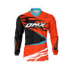 Maillot motocross FURY Rouge Noir