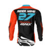 Maillot motocross FURY Rouge Noir 2