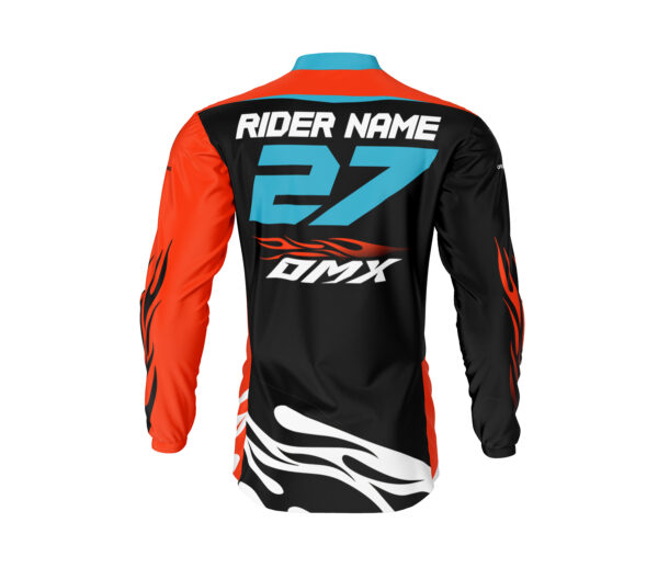 Maillot motocross FURY Rouge Noir 2
