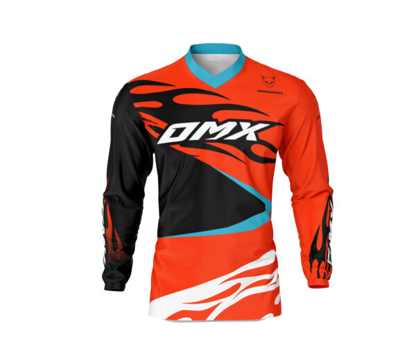 Maillot motocross FURY Rouge Noir