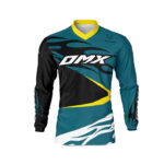 Maillot motocross FURY Teal Noir
