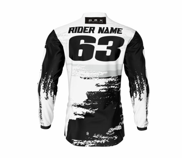 Maillot motocross Hangout Noir Blanc