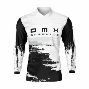Maillot motocross Hangout Noir Blanc