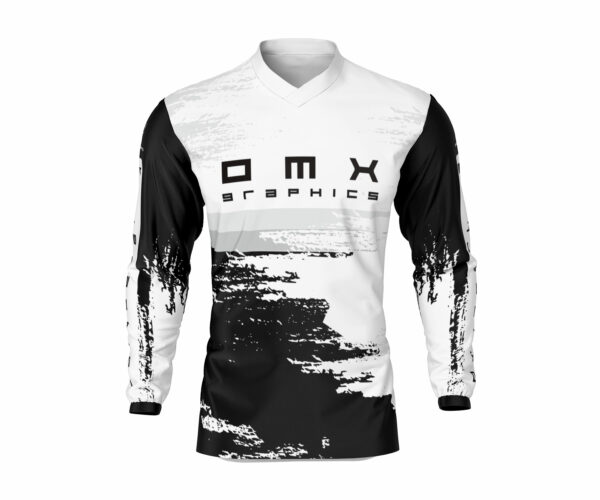 Maillot motocross Hangout Noir Blanc