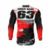 Maillot motocross Hangout Noir Rouge 2