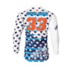 Maillot motocross Legacy Blanc Bleu 2