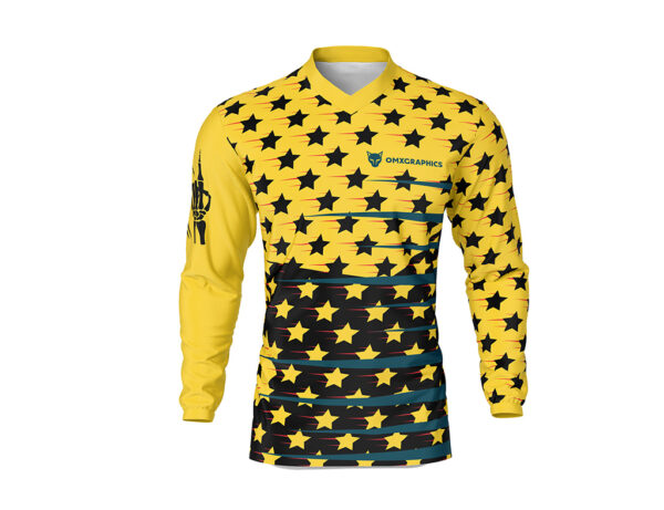 Maillot motocross Legacy Jaune Noir