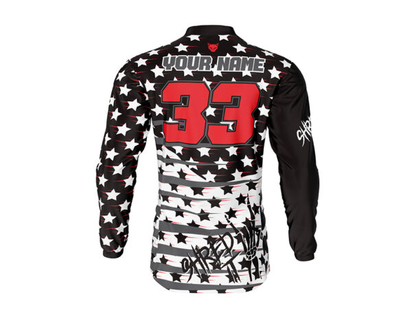 Maillot motocross Legacy Noir Blanc 2