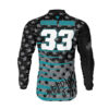 Maillot motocross Legacy Noir Gris 2