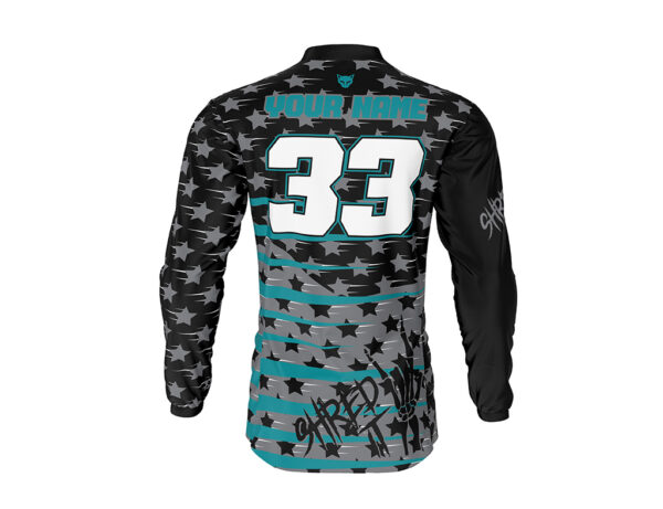 Maillot motocross Legacy Noir Gris 2