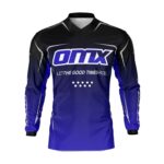 Maillot motocross Ominous Bleu
