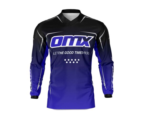 Maillot motocross Ominous Bleu