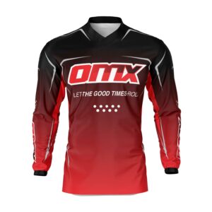 Maillot motocross Ominous Rouge