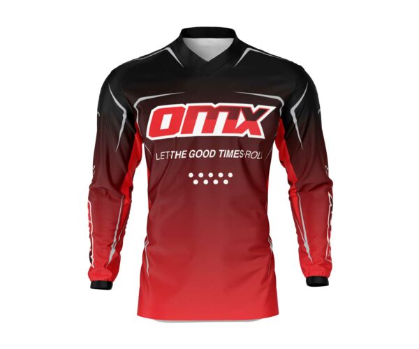 Maillot motocross Ominous Rouge