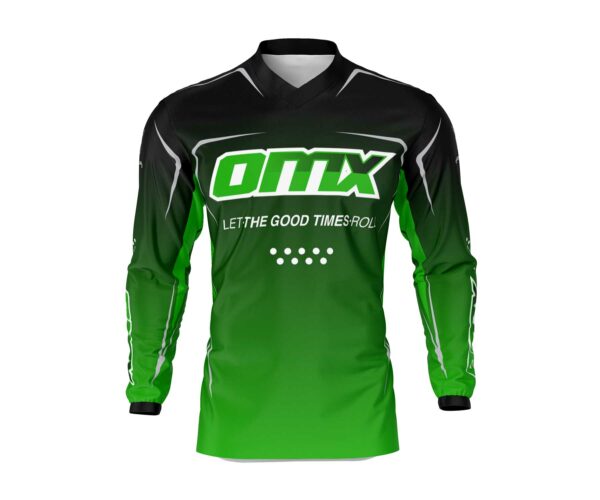Maillot motocross Ominous Vert
