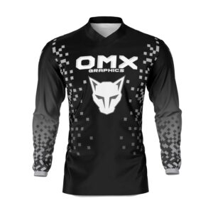 Maillot motocross Pixel Noir