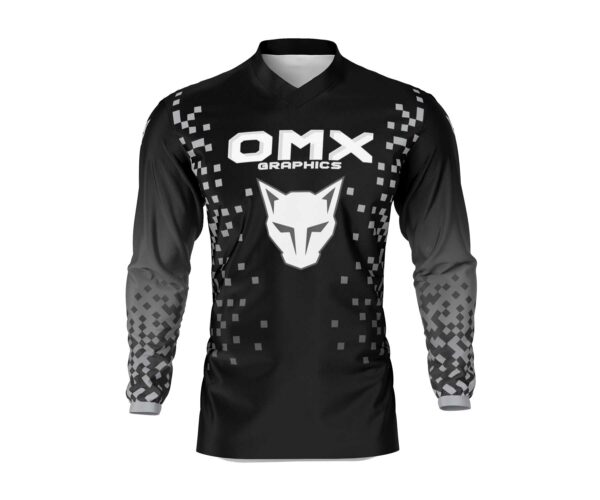 Maillot motocross Pixel Noir