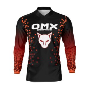 Maillot motocross Pixel Orange
