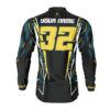 Maillot motocross Siberian Noir Jaune 2