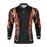 Maillot motocross Siberian Noir Orange