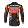 Maillot motocross Siberian Noir Orange 2