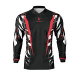 Maillot motocross Siberian Noir Rouge