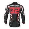 Maillot motocross Siberian Noir Rouge 2